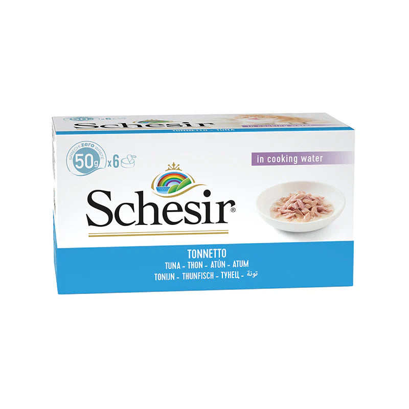 Schesir Tonnetto al Naturale 6x50g - Cibo Umido per Gatti Schesir Tonnetto al Naturale 6x50g - Cibo Umido per Gatti